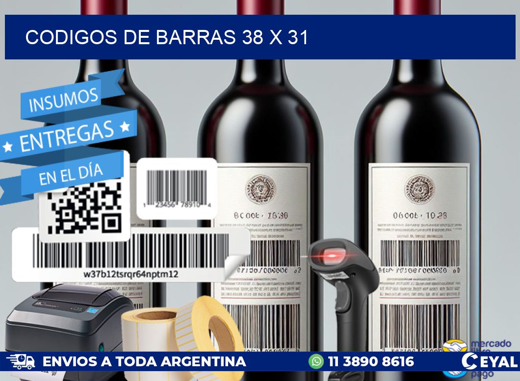 codigos de barras 38 x 31