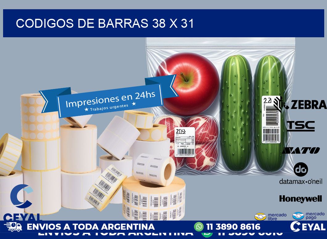 codigos de barras 38 x 31