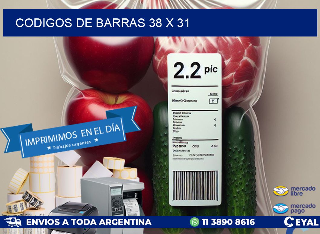 codigos de barras 38 x 31