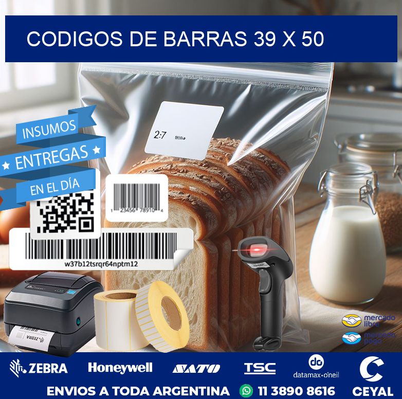 codigos de barras 39 x 50