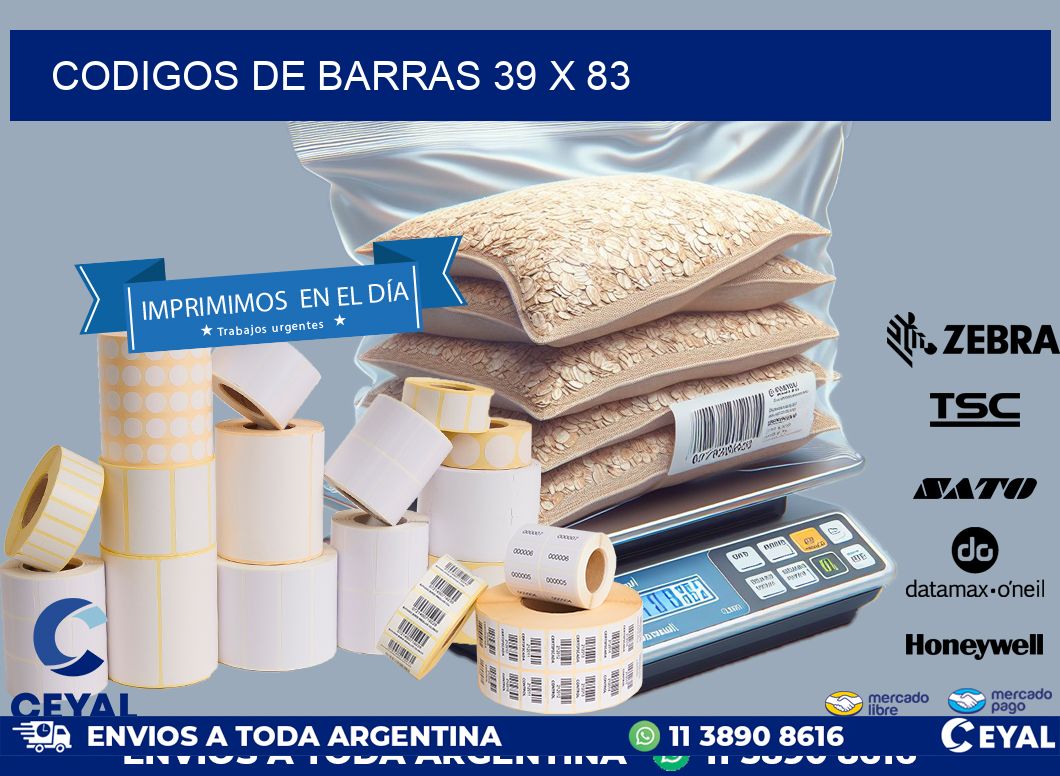 codigos de barras 39 x 83