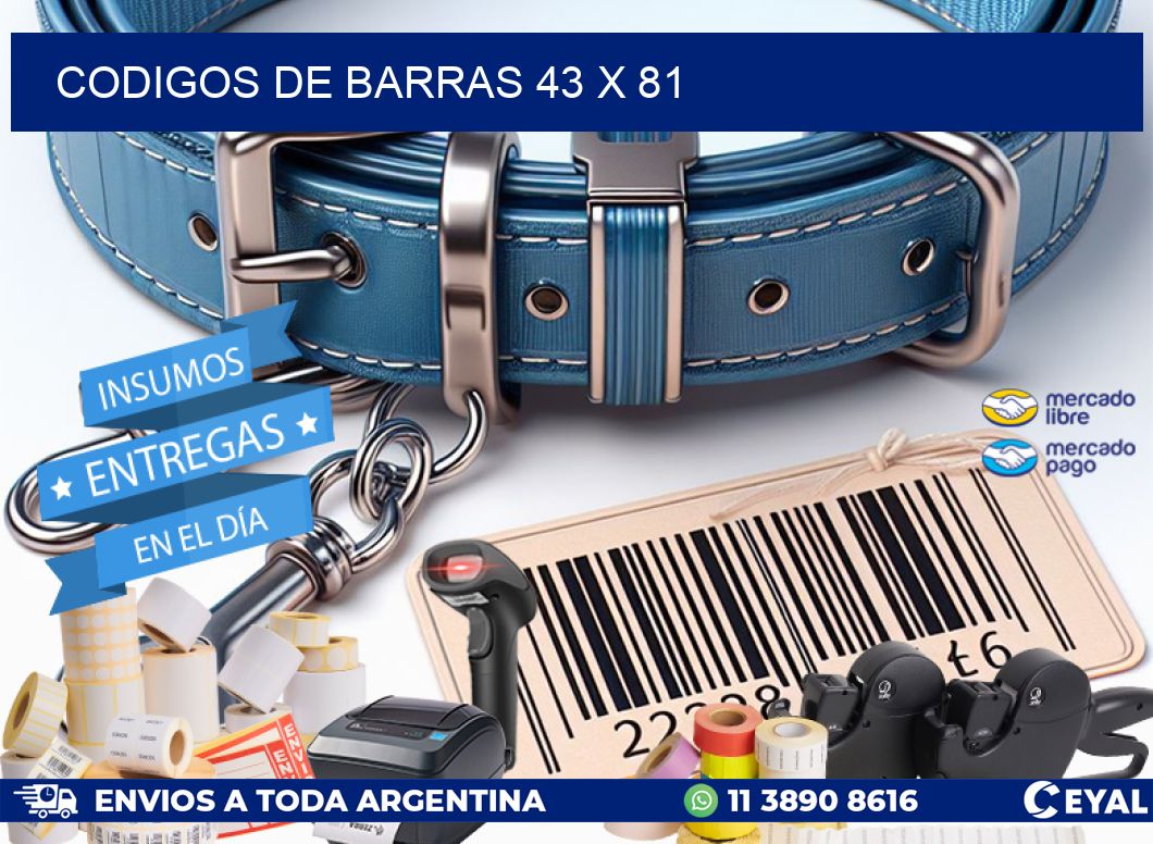 codigos de barras 43 x 81
