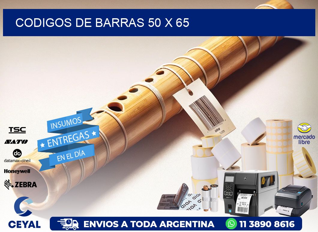 codigos de barras 50 x 65