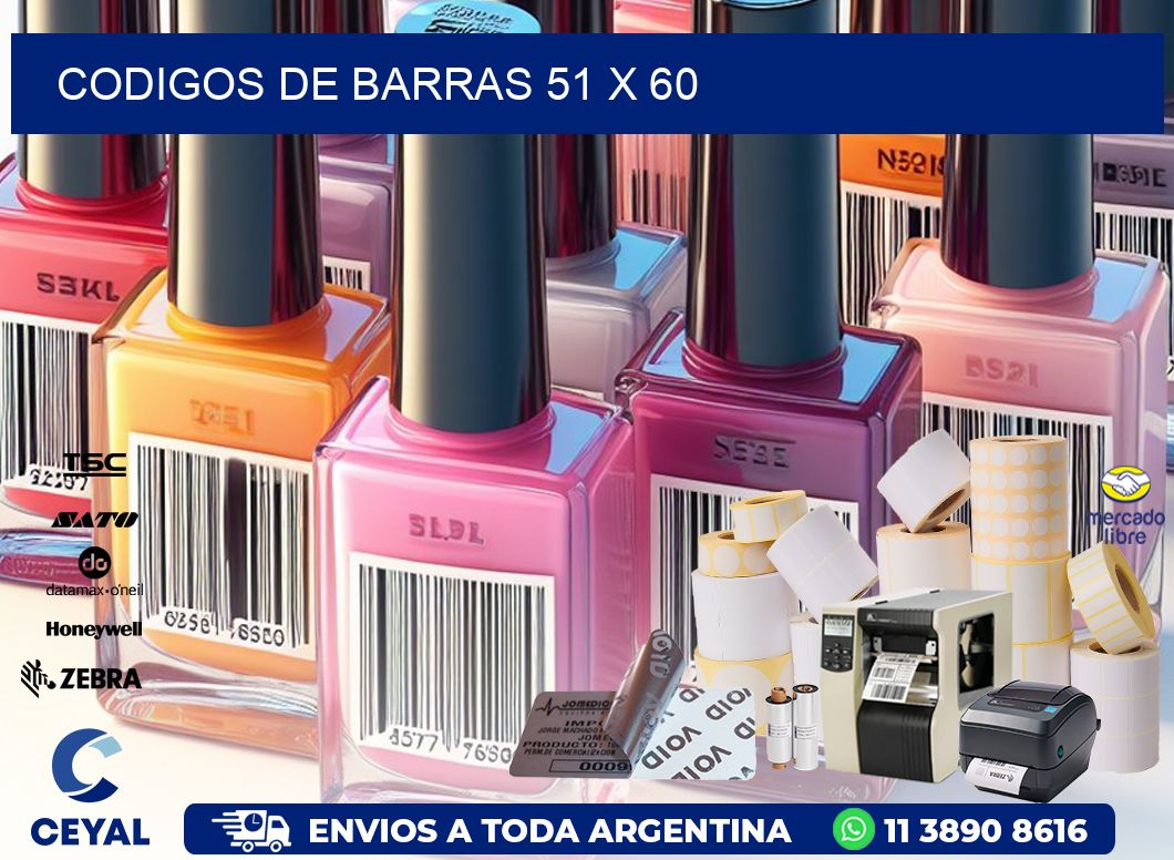 codigos de barras 51 x 60