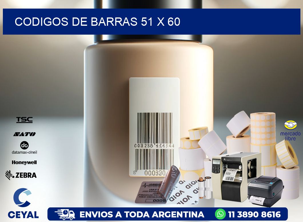 codigos de barras 51 x 60