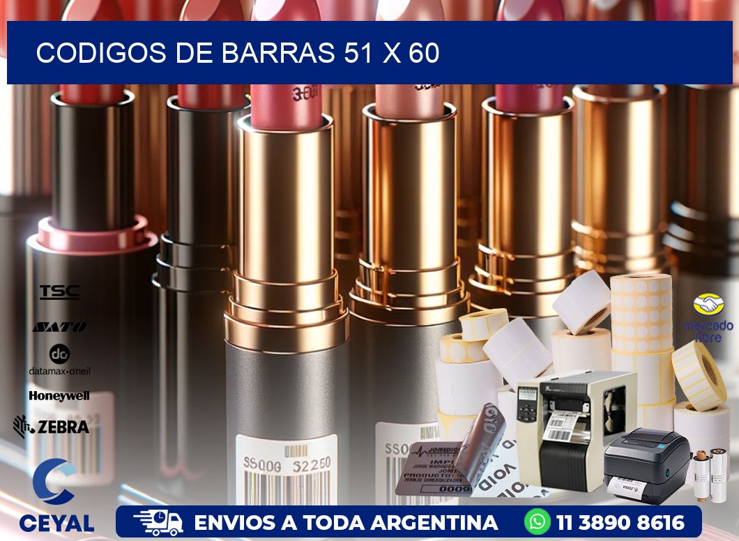 codigos de barras 51 x 60