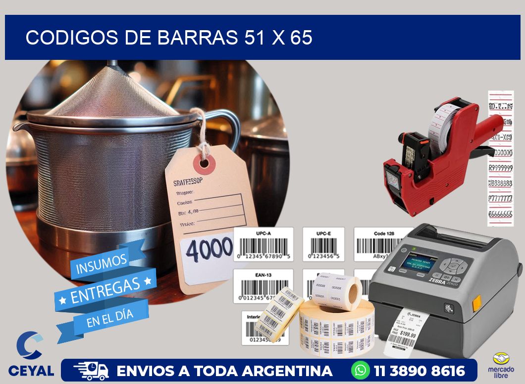 codigos de barras 51 x 65