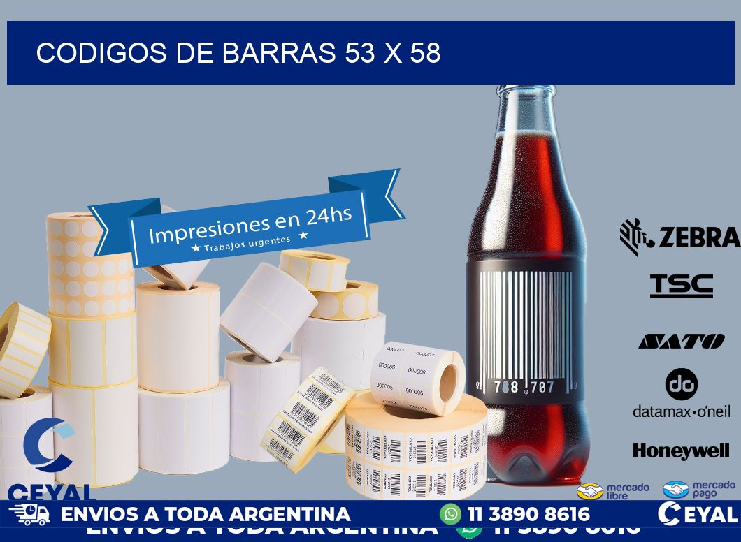 codigos de barras 53 x 58