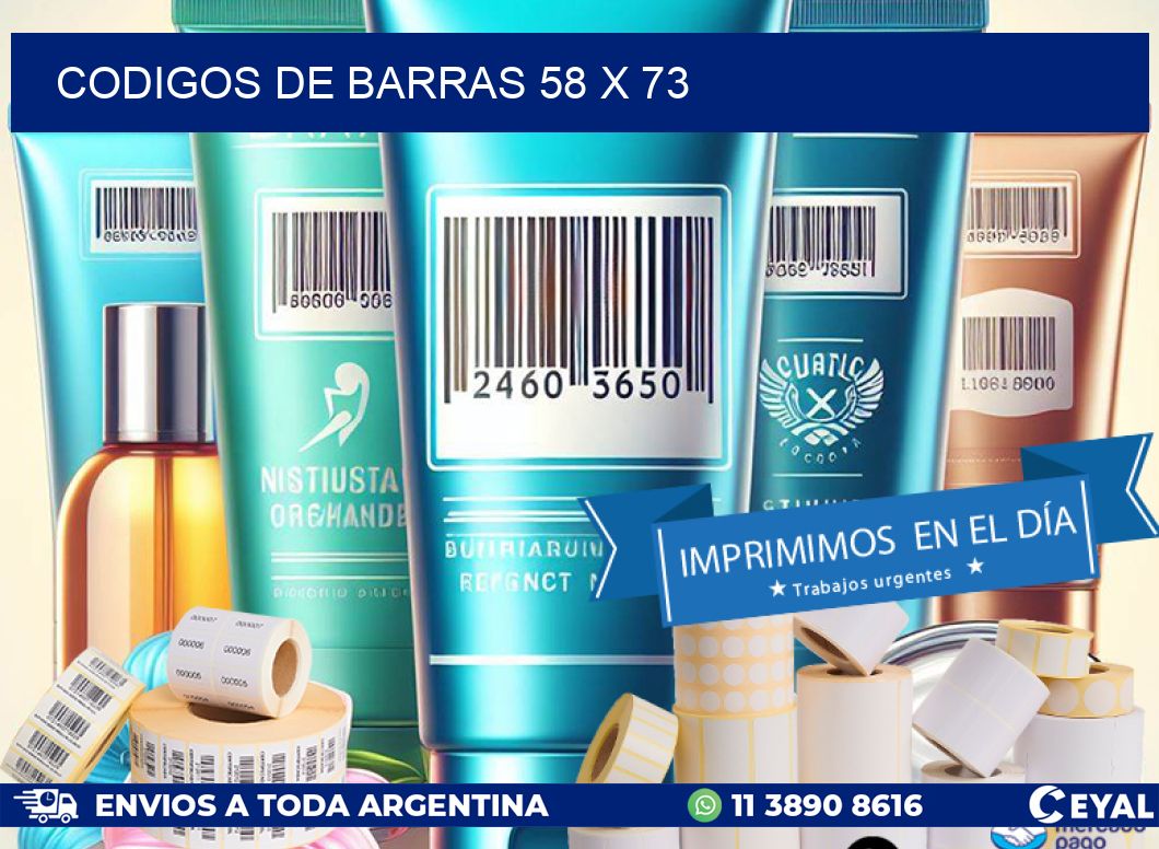 codigos de barras 58 x 73