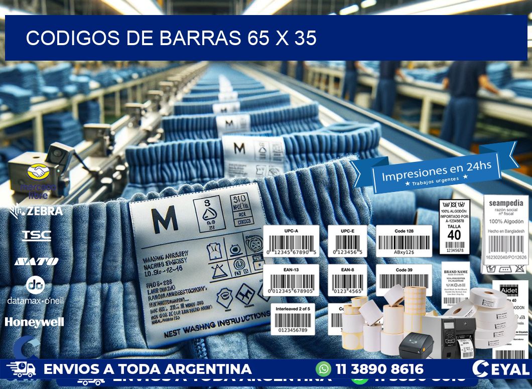 codigos de barras 65 x 35