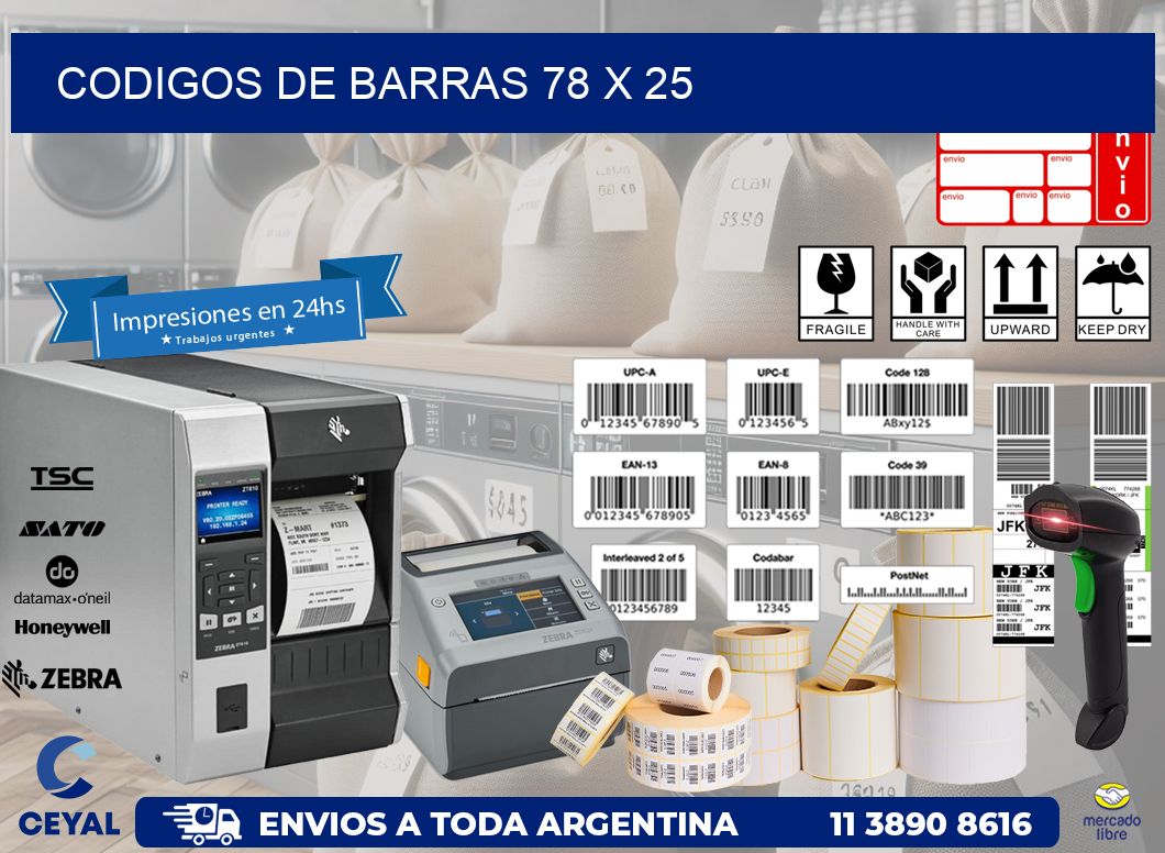 codigos de barras 78 x 25
