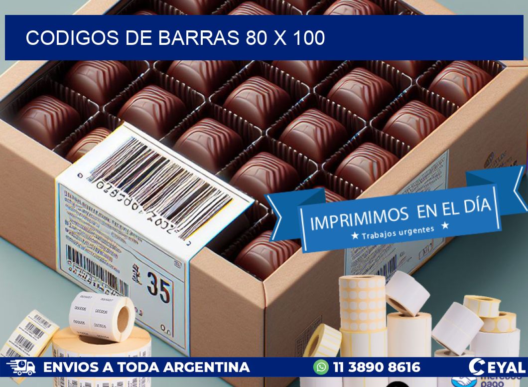 codigos de barras 80 x 100