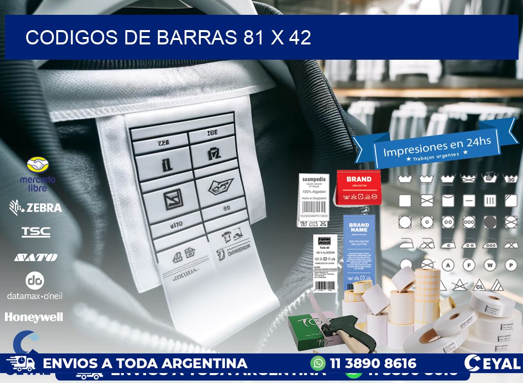 codigos de barras 81 x 42