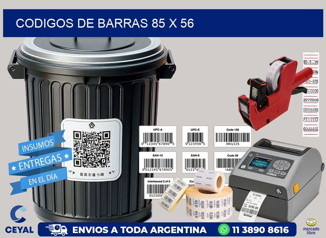 codigos de barras 85 x 56