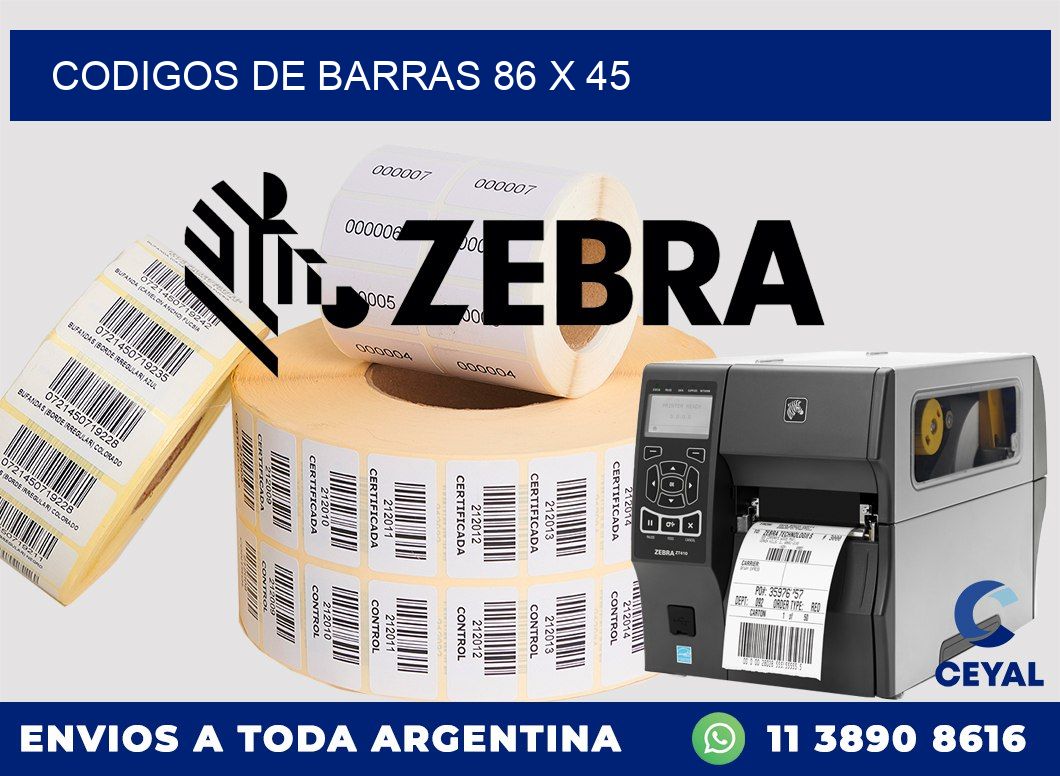 codigos de barras 86 x 45