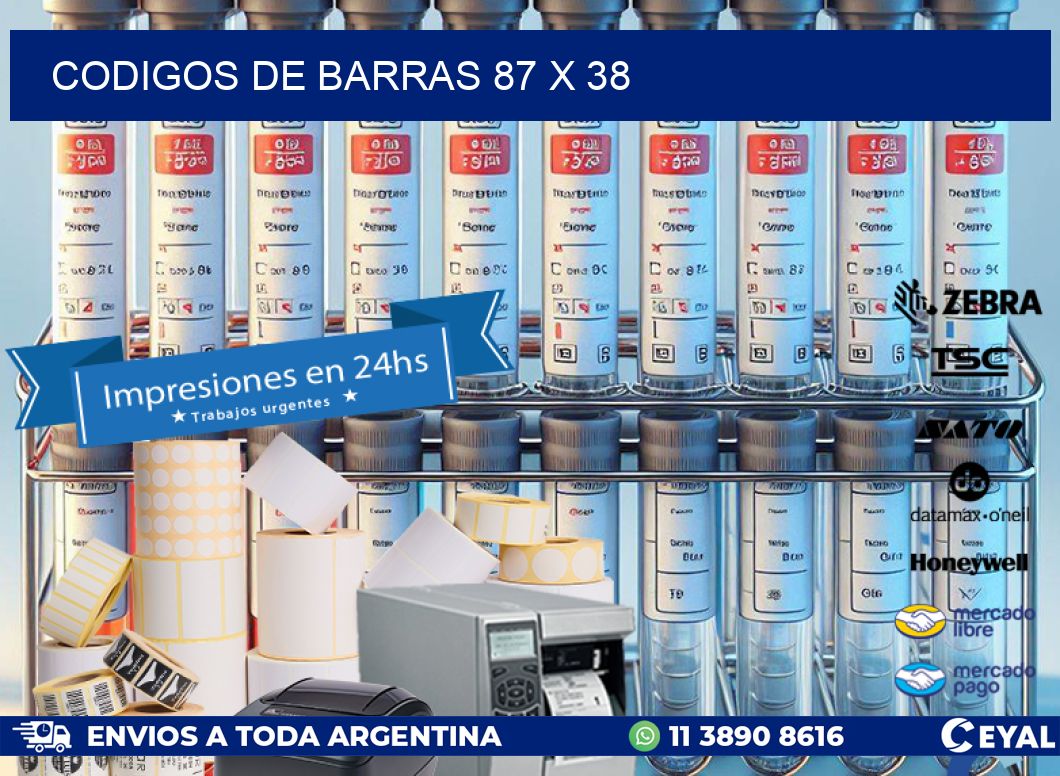 codigos de barras 87 x 38