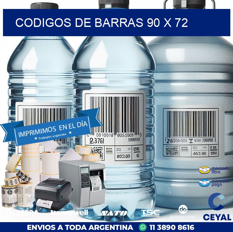 codigos de barras 90 x 72