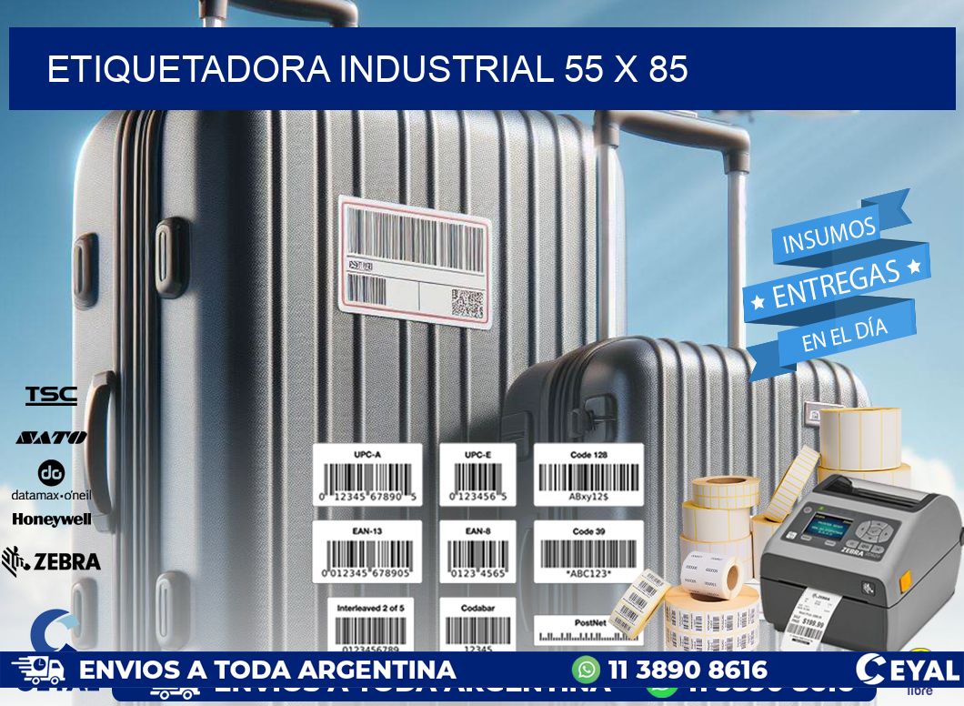 etiquetadora industrial 55 x 85