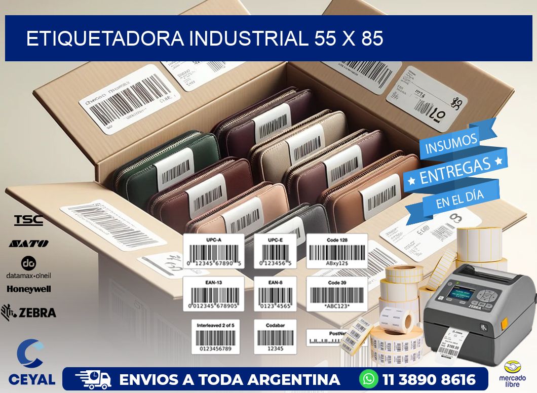 etiquetadora industrial 55 x 85