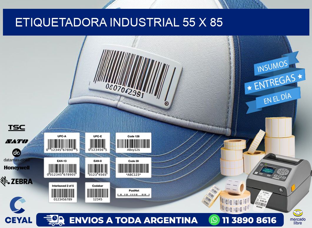 etiquetadora industrial 55 x 85