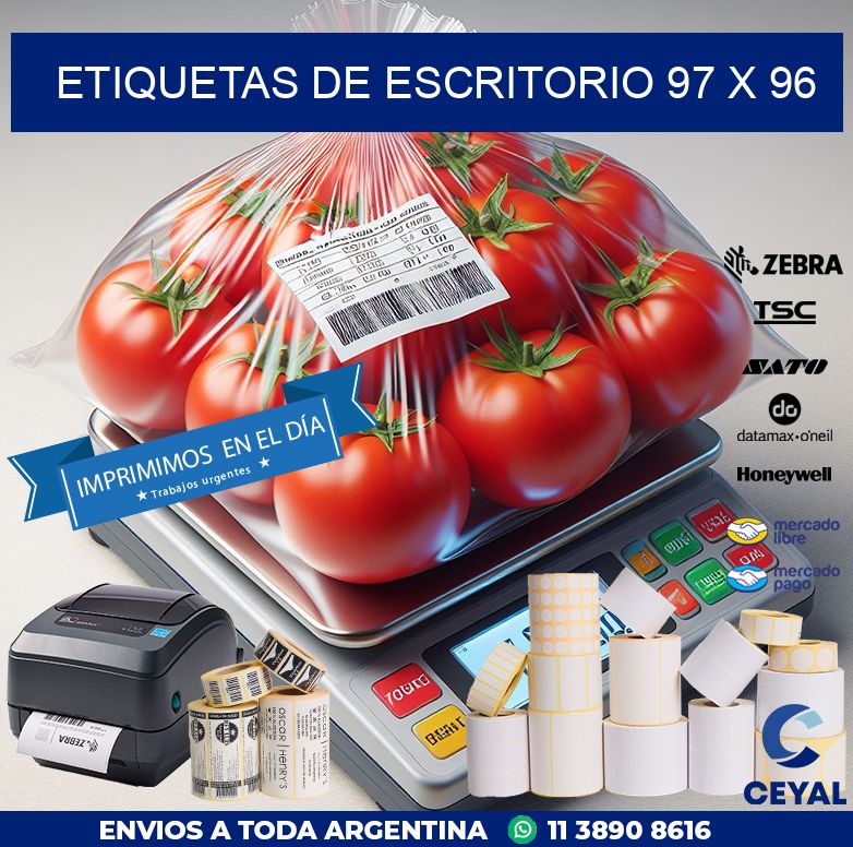 etiquetas de escritorio 97 x 96