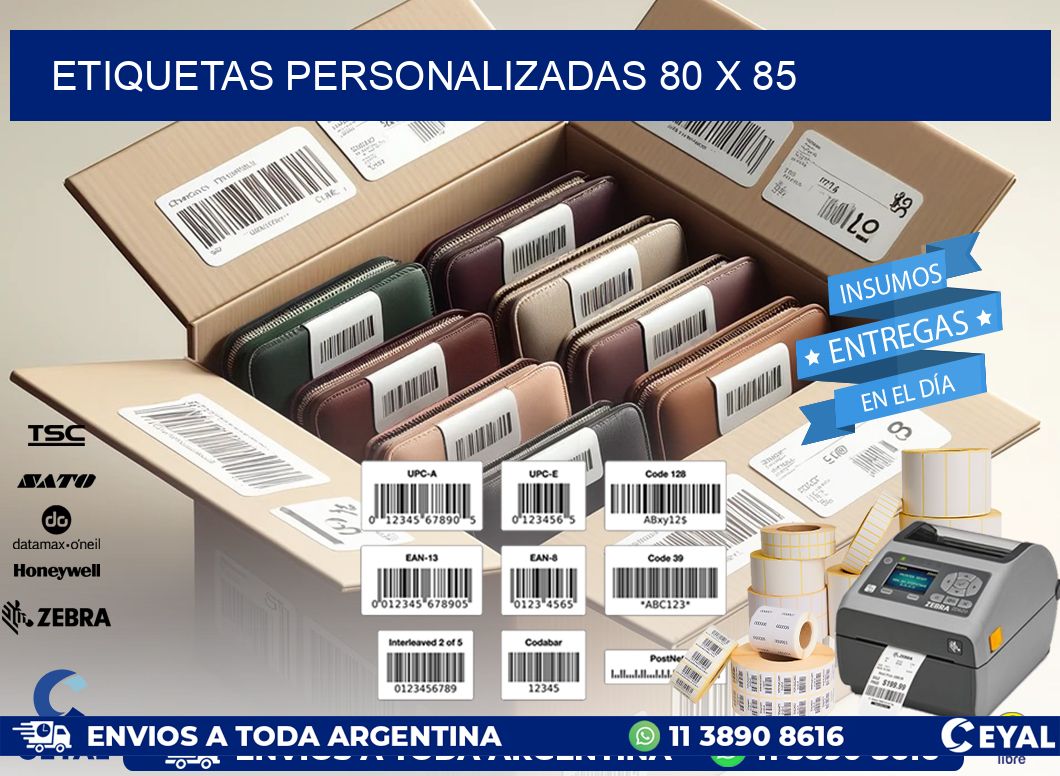 etiquetas personalizadas 80 x 85