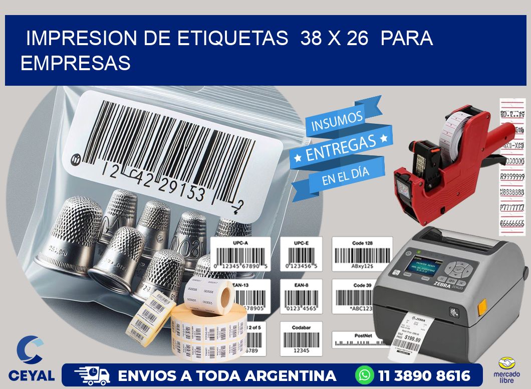 impresion de etiquetas 38 x 26 para empresas