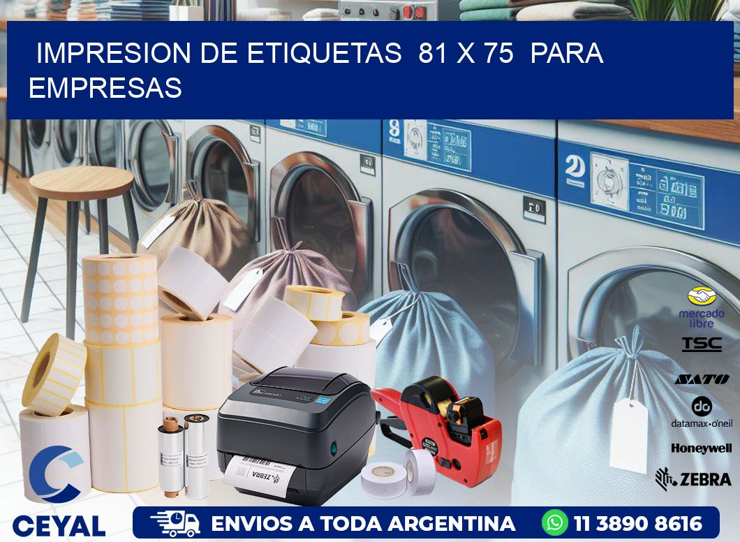 impresion de etiquetas 81 x 75 para empresas