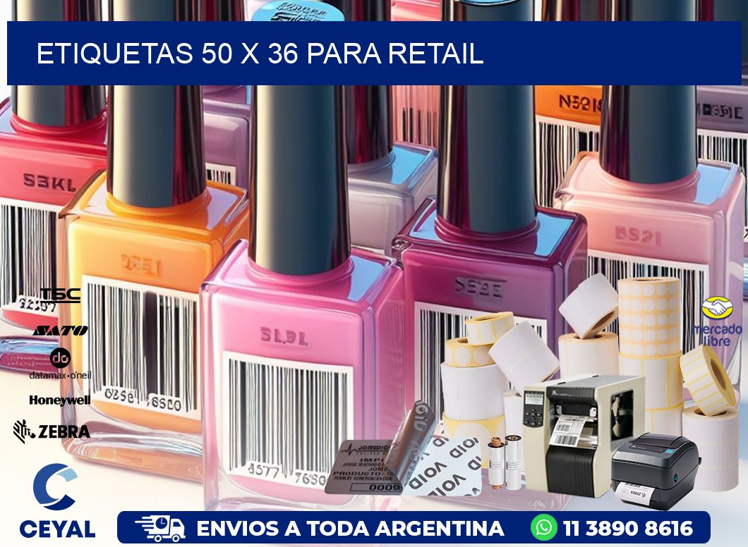 ETIQUETAS 50 x 36 PARA RETAIL