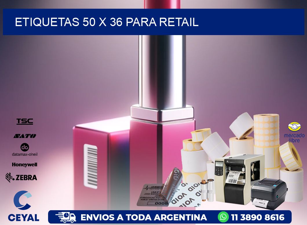 ETIQUETAS 50 x 36 PARA RETAIL