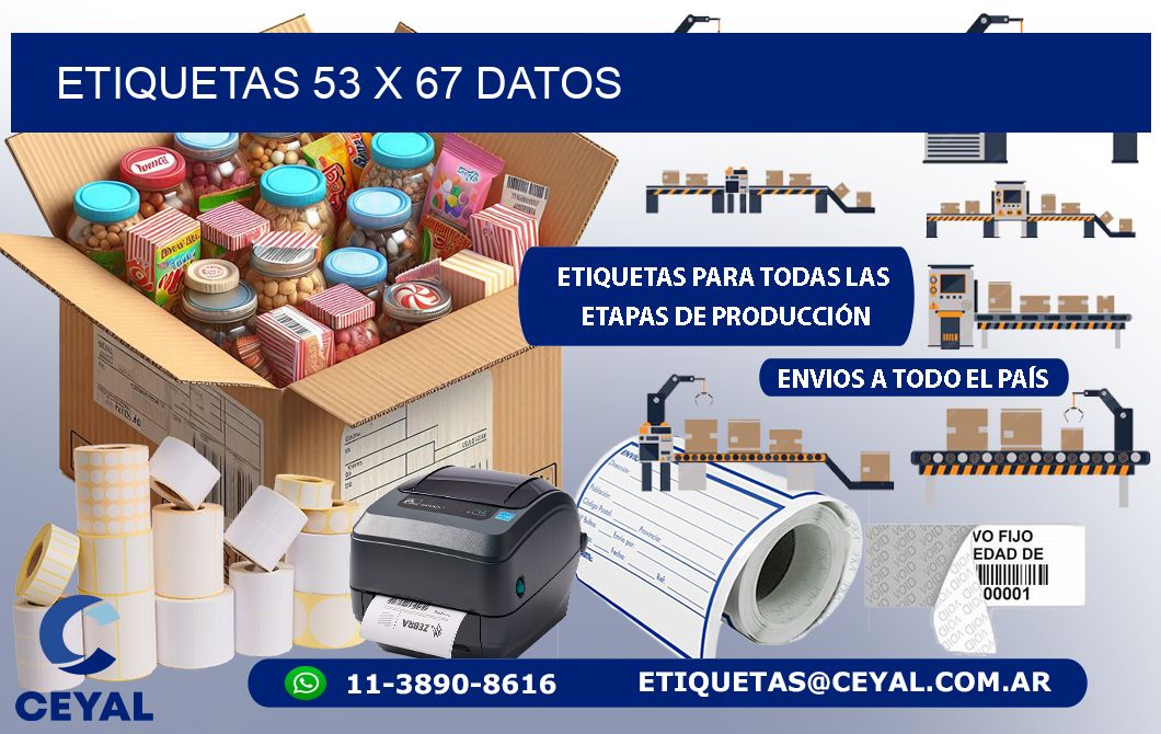 ETIQUETAS 53 x 67 DATOS