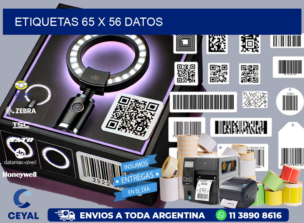 ETIQUETAS 65 x 56 DATOS