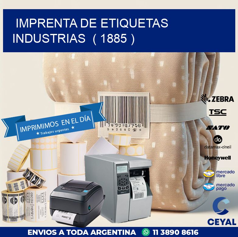 imprenta de etiquetas industrias  ( 1885 )