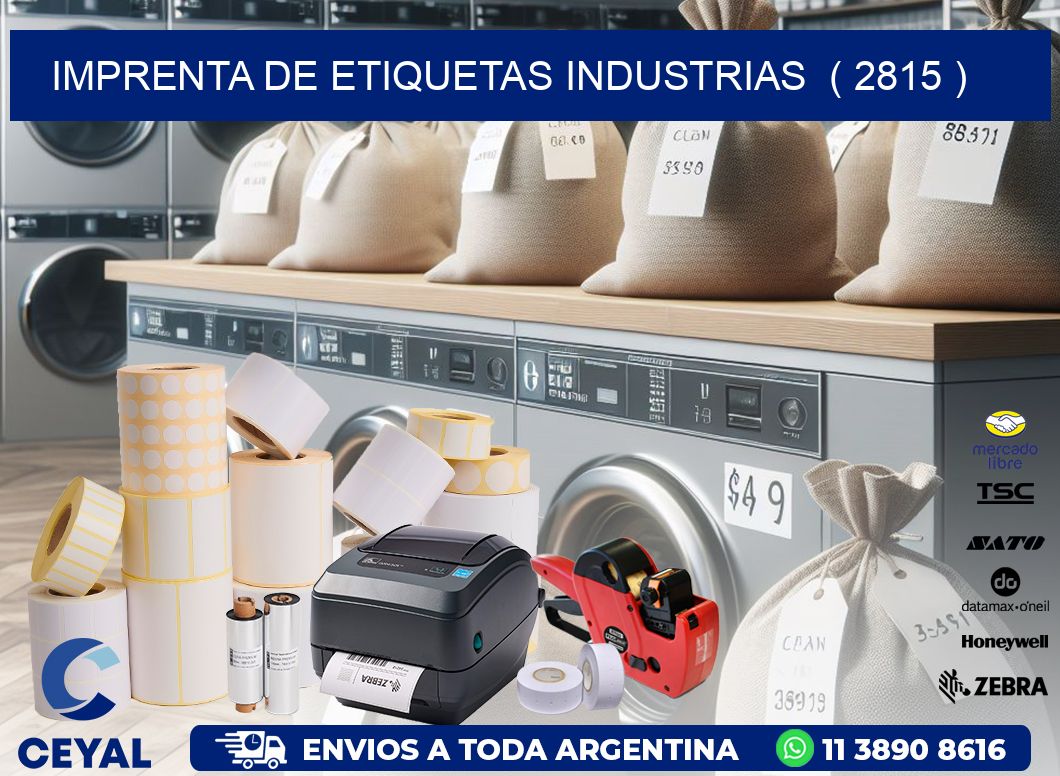 imprenta de etiquetas industrias  ( 2815 )