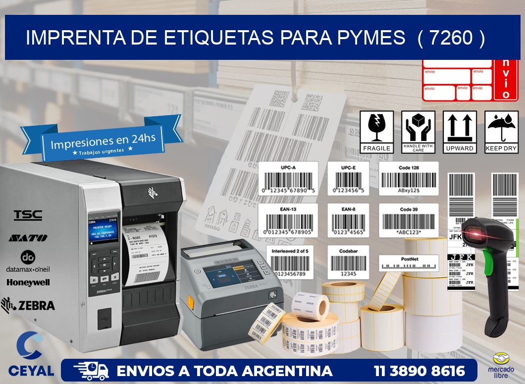 imprenta de etiquetas para pymes  ( 7260 )