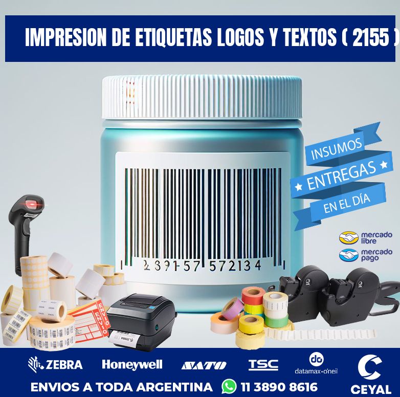 impresion de etiquetas logos y textos ( 2155 )