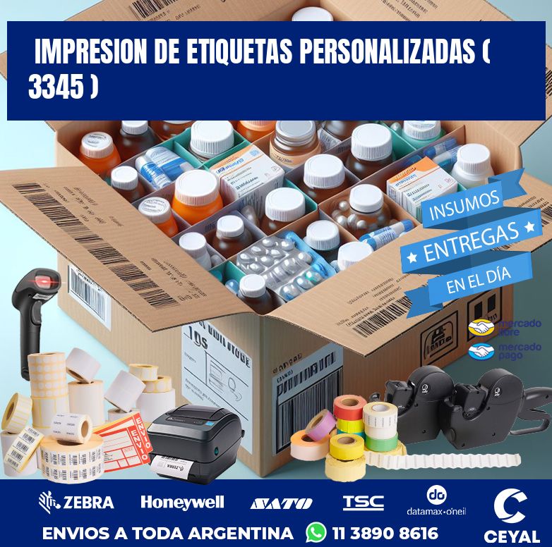 impresion de etiquetas personalizadas ( 3345 )