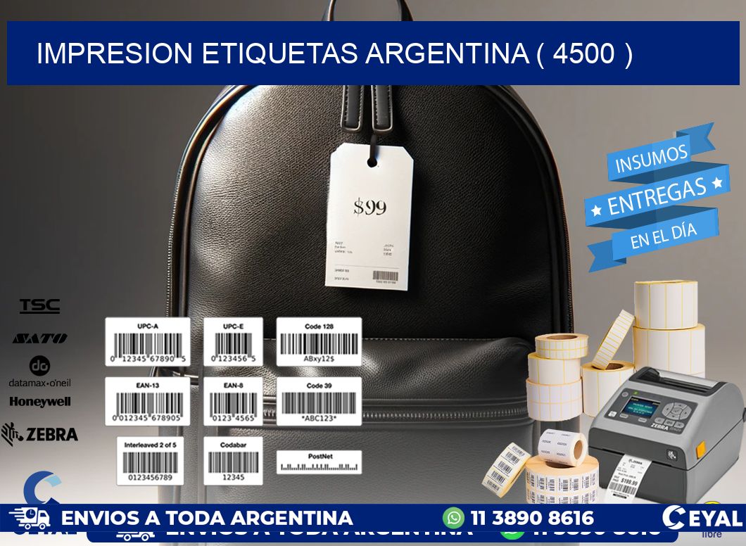 impresion etiquetas argentina ( 4500 )