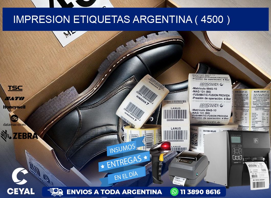impresion etiquetas argentina ( 4500 )