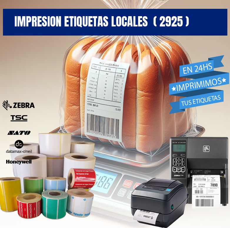 impresion etiquetas locales  ( 2925 )