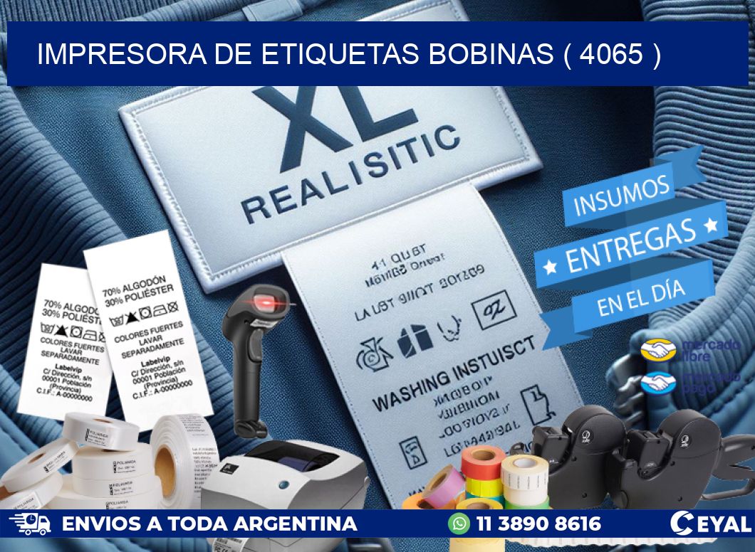 impresora de etiquetas bobinas ( 4065 )