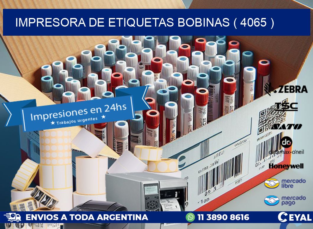 impresora de etiquetas bobinas ( 4065 )