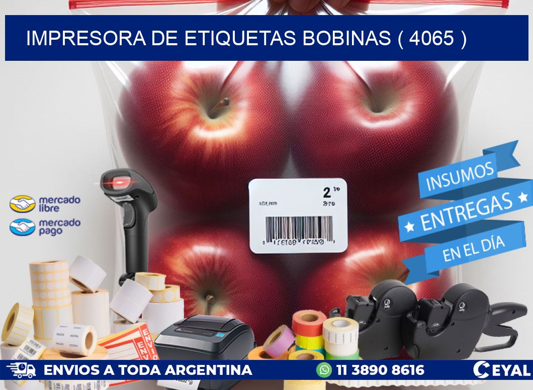 impresora de etiquetas bobinas ( 4065 )