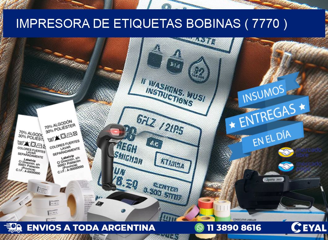 impresora de etiquetas bobinas ( 7770 )