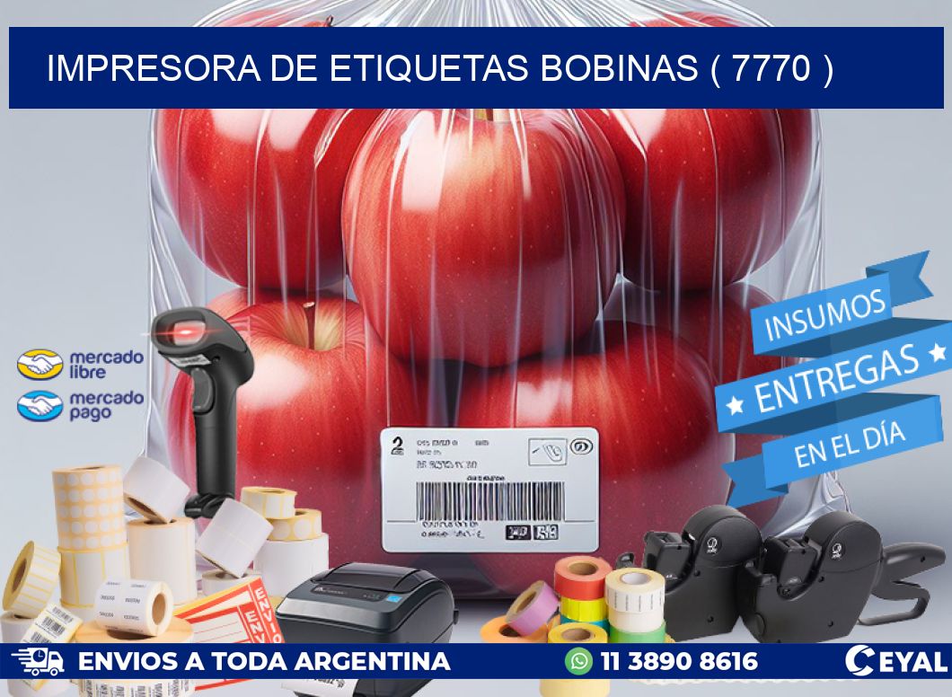 impresora de etiquetas bobinas ( 7770 )