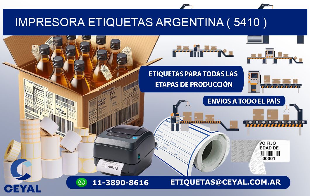 impresora etiquetas argentina ( 5410 )