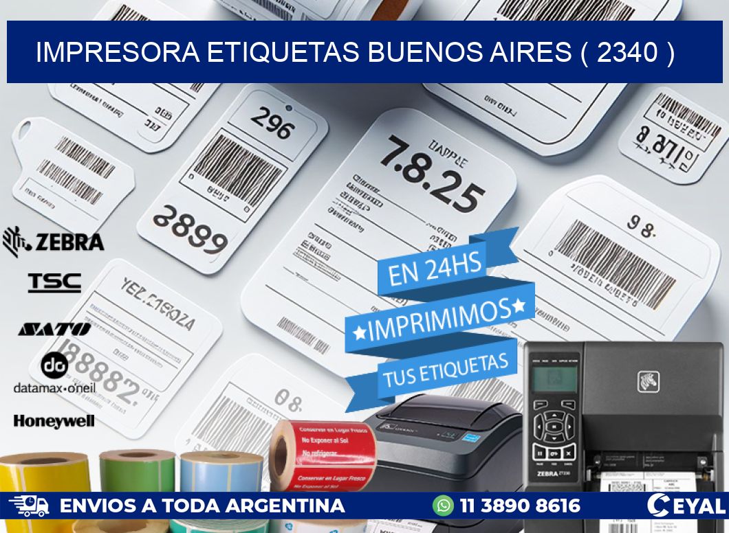 impresora etiquetas buenos aires ( 2340 )