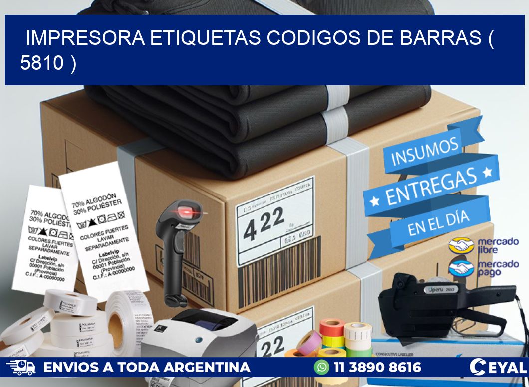 impresora etiquetas codigos de barras ( 5810 )