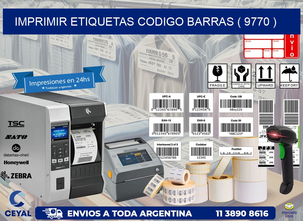 imprimir etiquetas codigo barras ( 9770 )