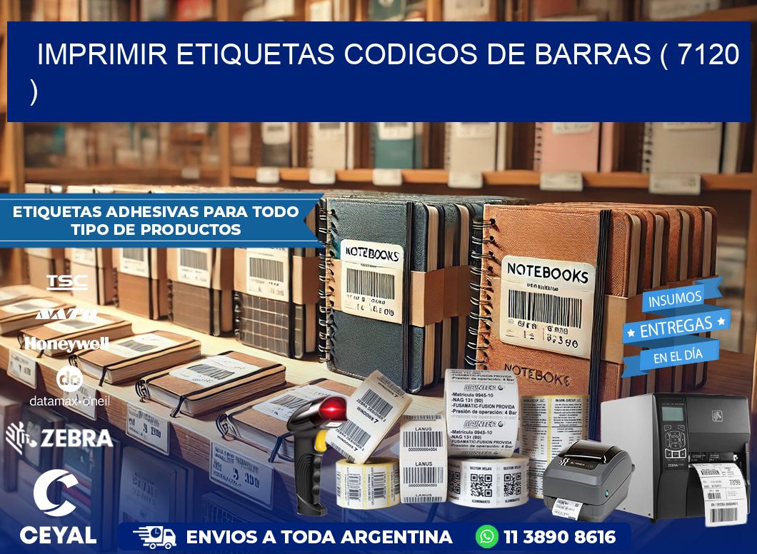 imprimir etiquetas codigos de barras ( 7120 )